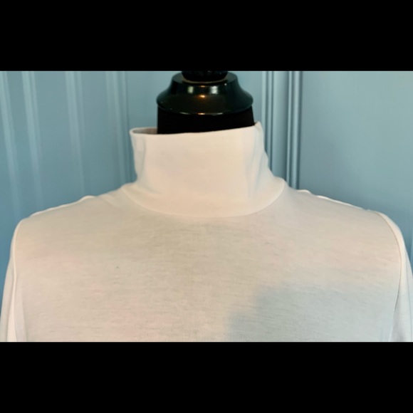 NWT Coldwater Creek White Turtleneck Sz PM - Picture 4 of 14